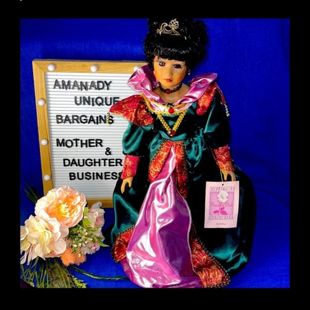 💜- Serena is a Collectible Memories latin ethnicity doll that measures abou…
